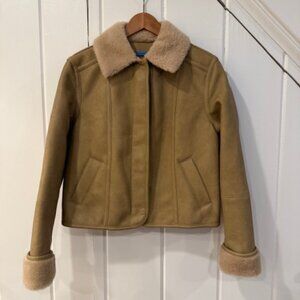 J McLaughlin fur-lined leather jacket